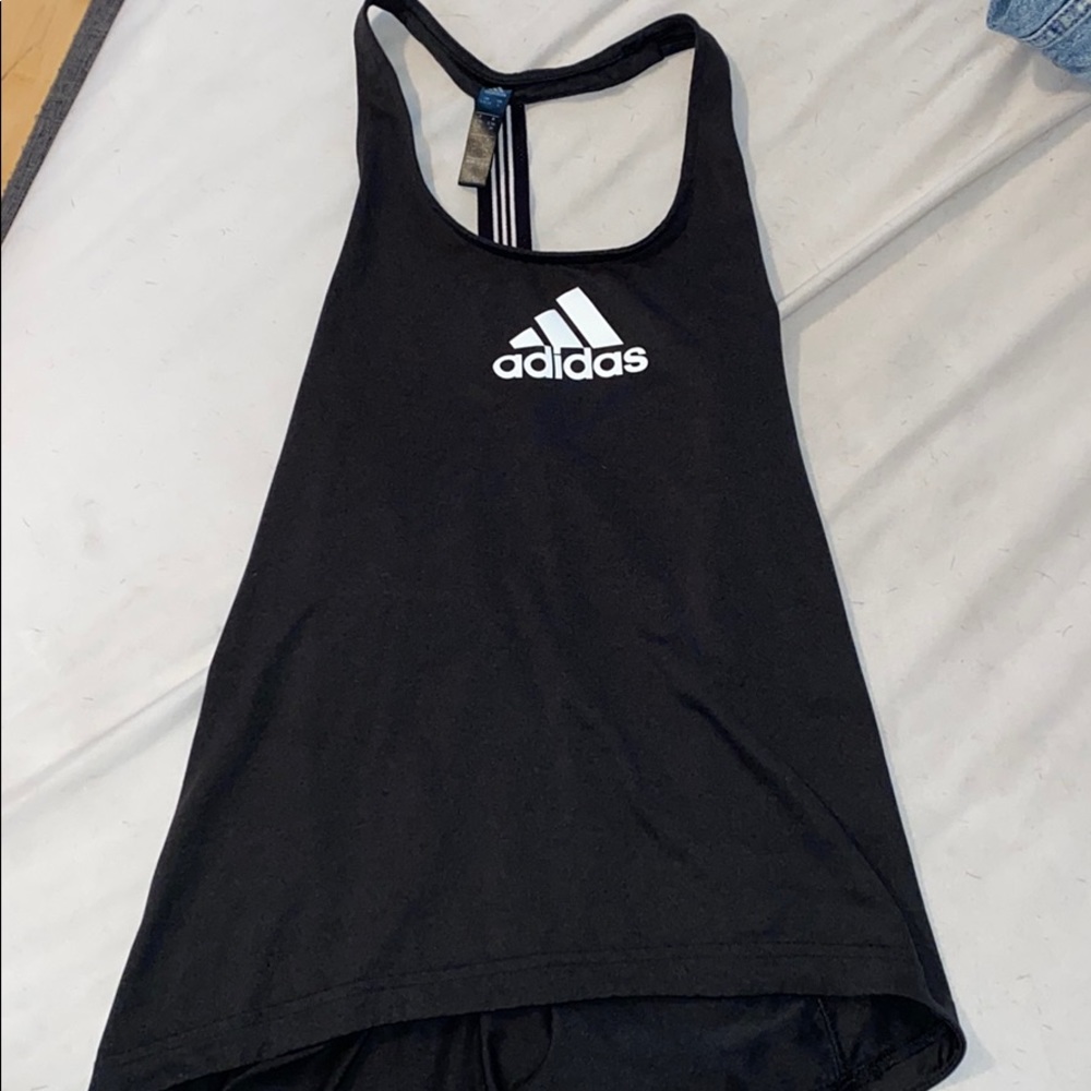 Black Adidas Workout Tank